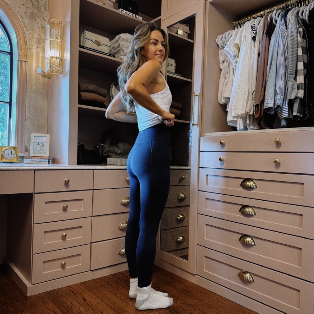 Jockey Navy Leggings